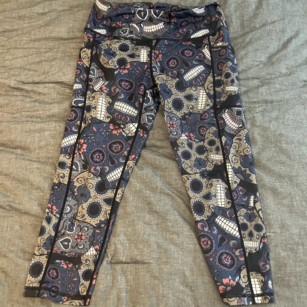 Constantly Varied Gear Multicolor Skull Leggings